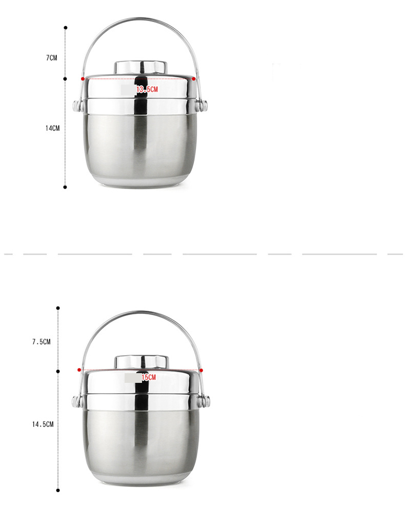 Title 2, Portable Stainless Steel Heat Preservation Pot ...