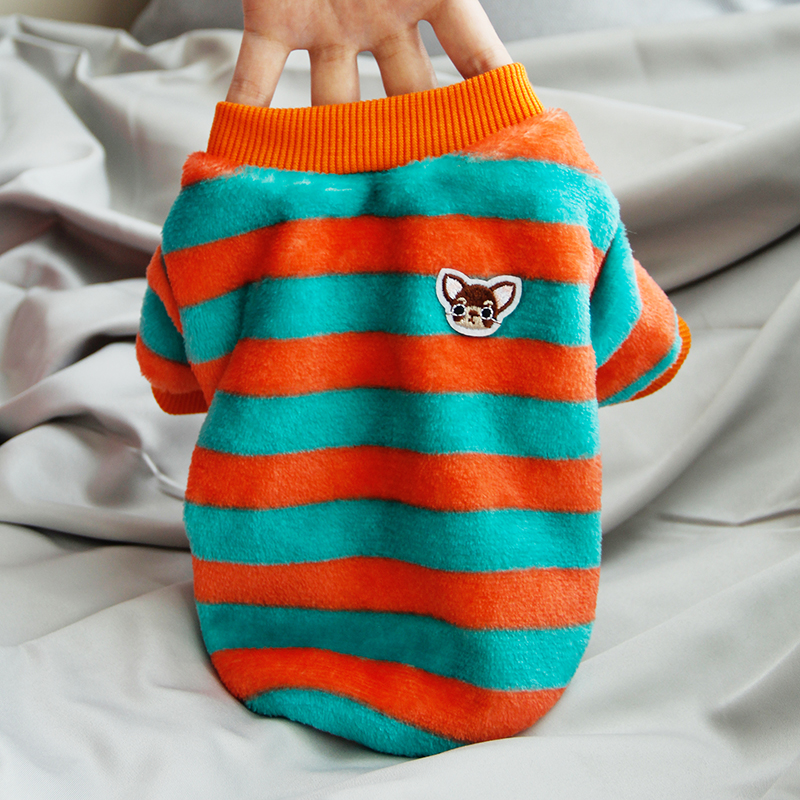 Orange green stripes