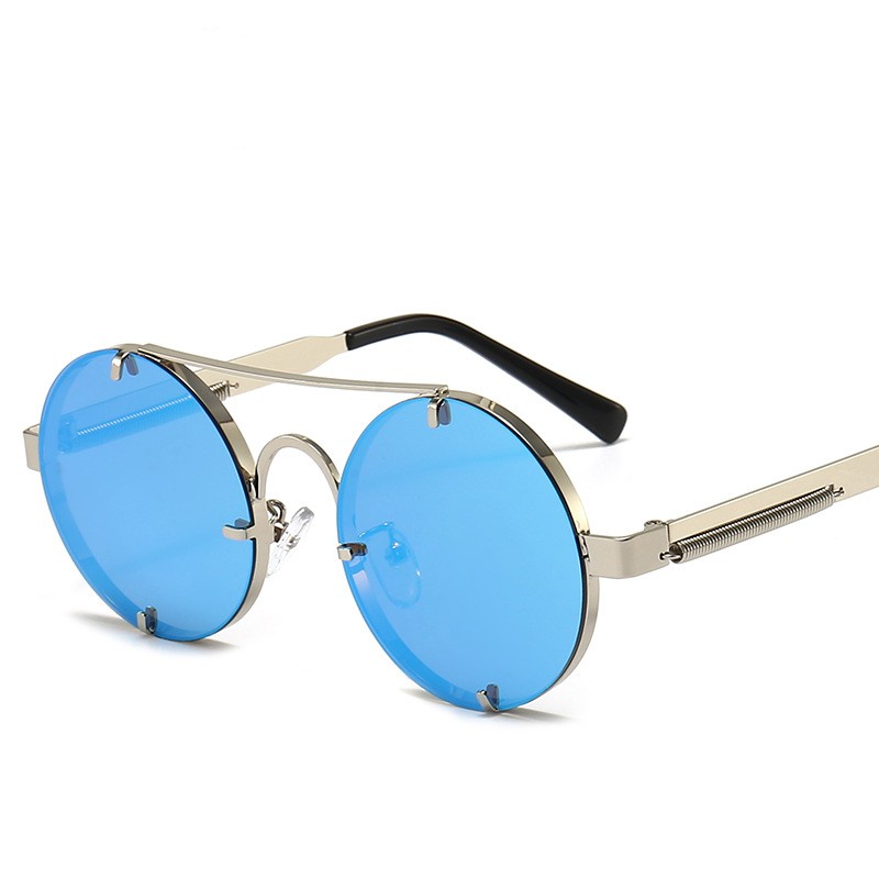 Retro Punk Style Steam Polarized Sunglasses Spring Shades - Image 3