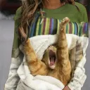 Burst Cat Print1-2Xl