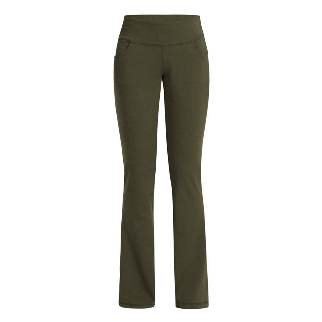 Title 5, Damen Slim Yoga Hose mit weitem Bein und hoher ...