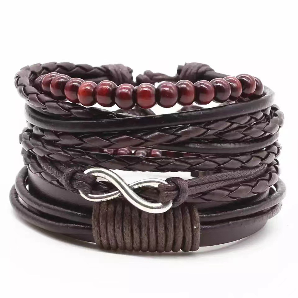 Title 3, Four-piece Set Of Carpink Hardware Woven Bracelet