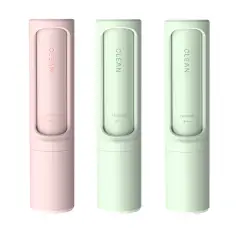 Rotating Cylinder Sticker Roller Electrostatic Brush Hair Removal Artifact Pet Hair Removal Brush Clothes Sticky Brush Hair Remover - Green Green Pink - View 1