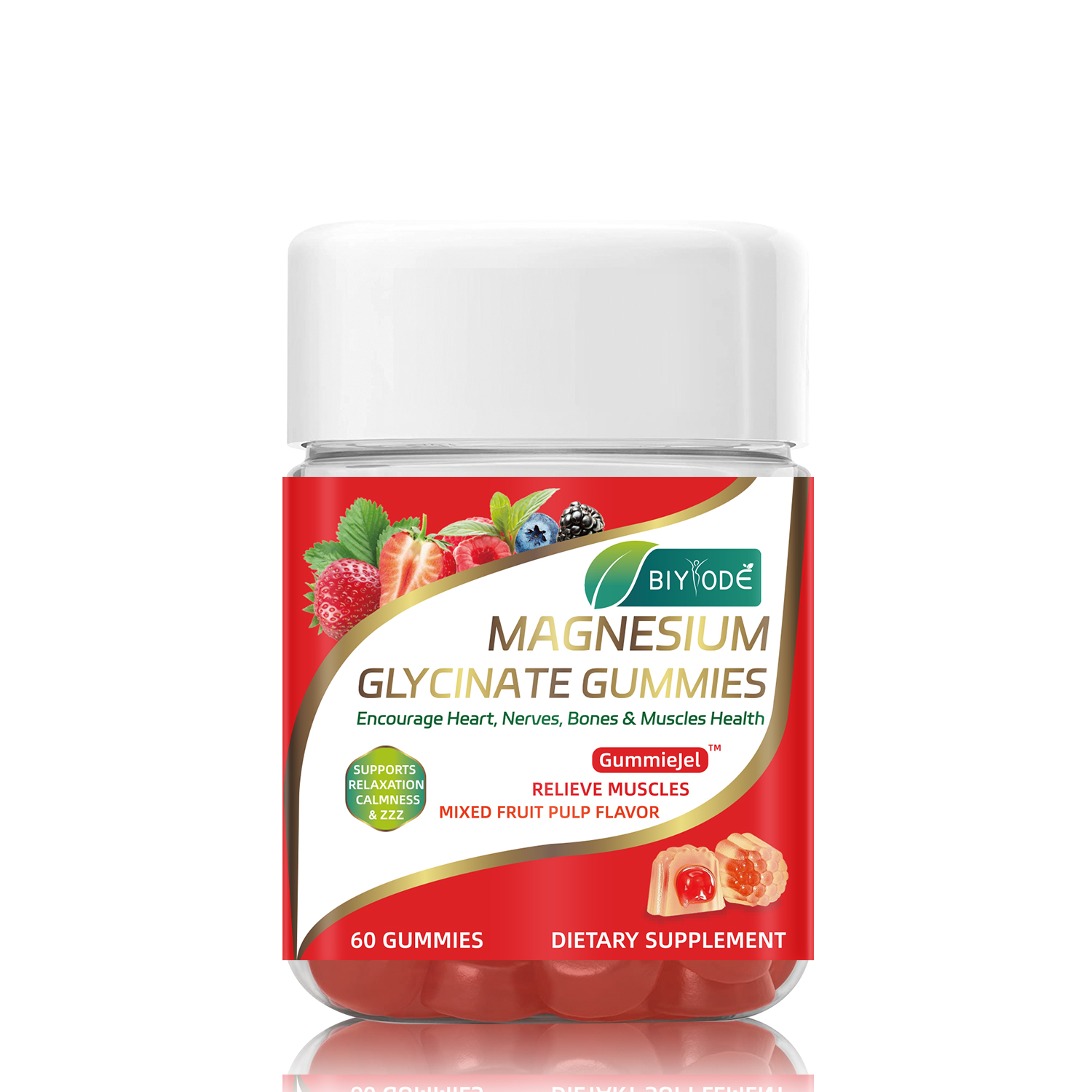 Magnesium Glycinate Gummies 60 Count Gummy Candy Dietary Supplement Original - Shop at LoveMi