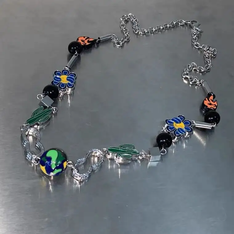 Titanium Steel Long Sweater Chain Tide