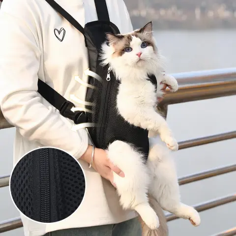 Pet Dog Carrier Backpack for Small Dogs Breathable Portable