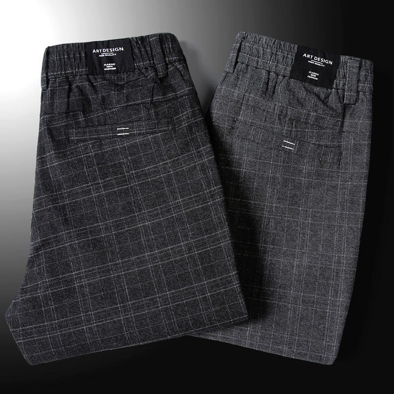 Title 4, Pantaloni da uomo business slim fit elasticizza...