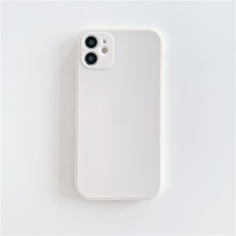 Coque de téléphone liquide Rubik's Cube à bords droits – bleu gris – iPhone 11 Pro Max