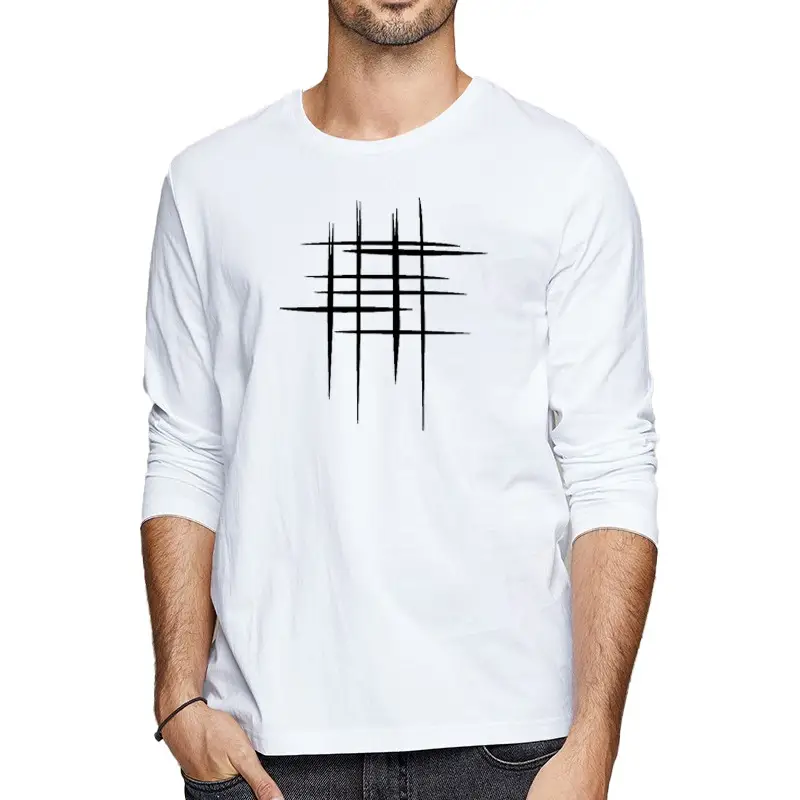 Round Neck Long-sleeved T-shirt Trendy Men's Casual Tops