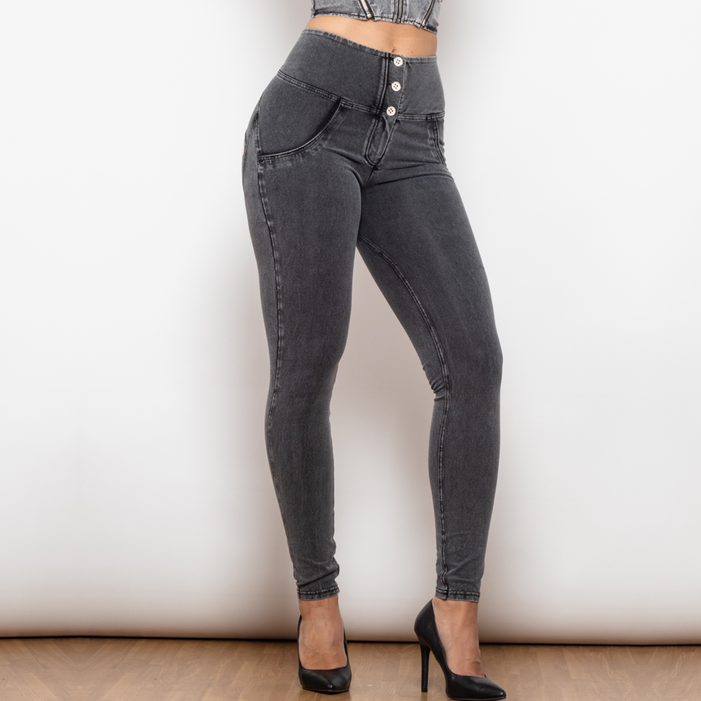 Title 5, Shascullfites Melody Grey Lift Jeggings Jeans F...