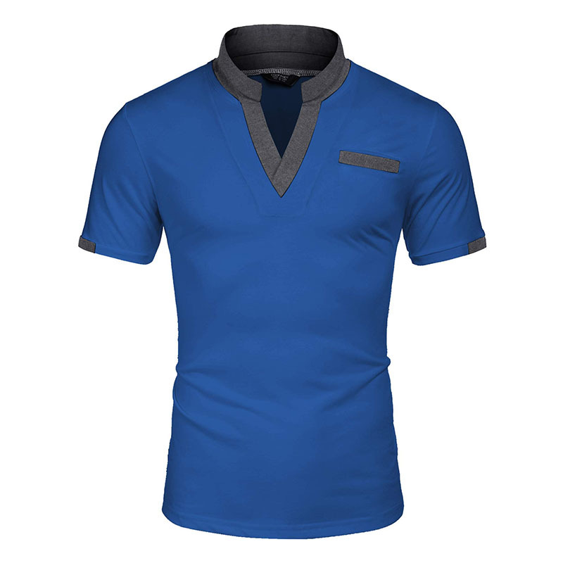 Title 4, Heren casual colorblocking T-shirts met korte m...