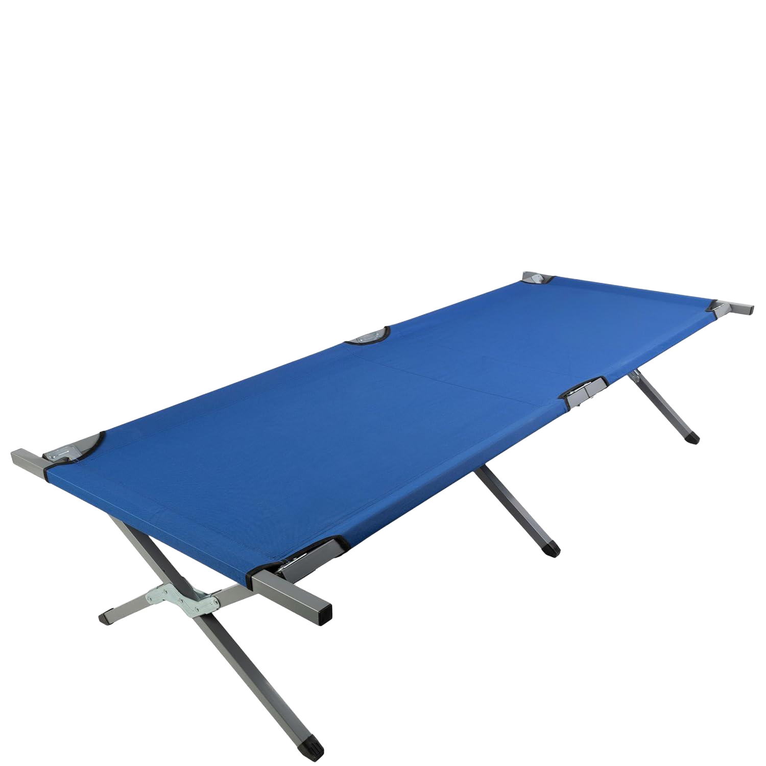 Marching Bed Outdoor Camping Bed, Foldable Lightweight Bed, Portable Camping Bed With Portable Bag, Suitable For Adult Hiking And Hunting Trips Blue