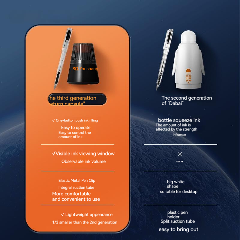 Student Writing Automatic Suction Pen Set - Image 2