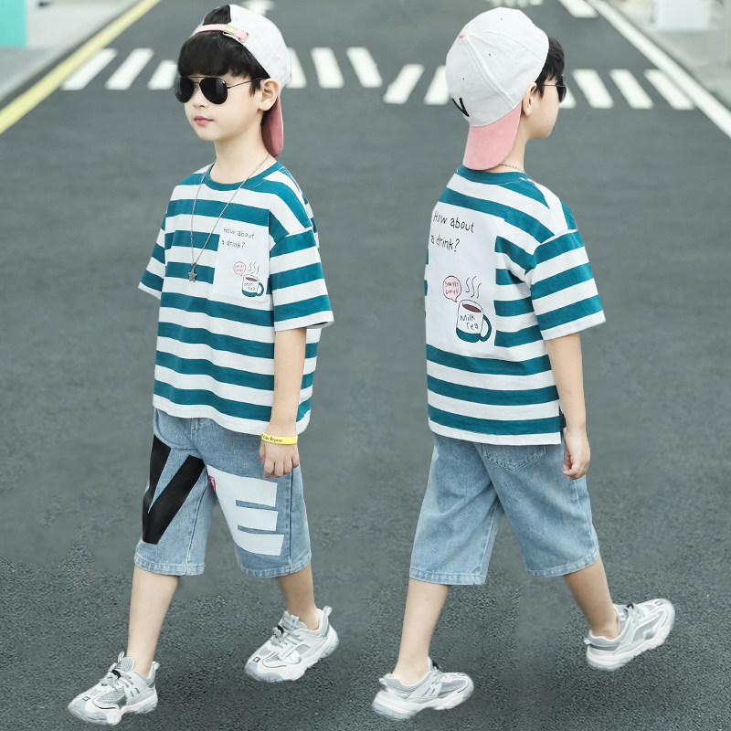 CUHK Children's Short Sleeve Two-piece Sports