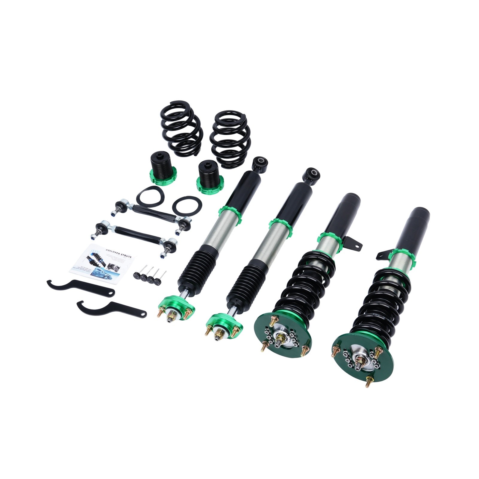 NEW Monotube Coilover Kit 32-Way Damping For BMW 3-Series 1999-2006 E46 RWD ONLY