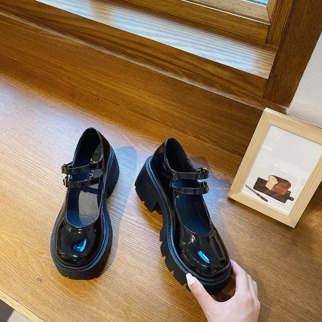 Summer New Ins Trend Japanese Lolita Small Leather Shoes Matte 37 - Shop at LoveMi