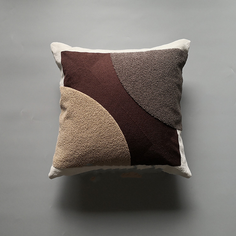 Simple colour block pillowcas