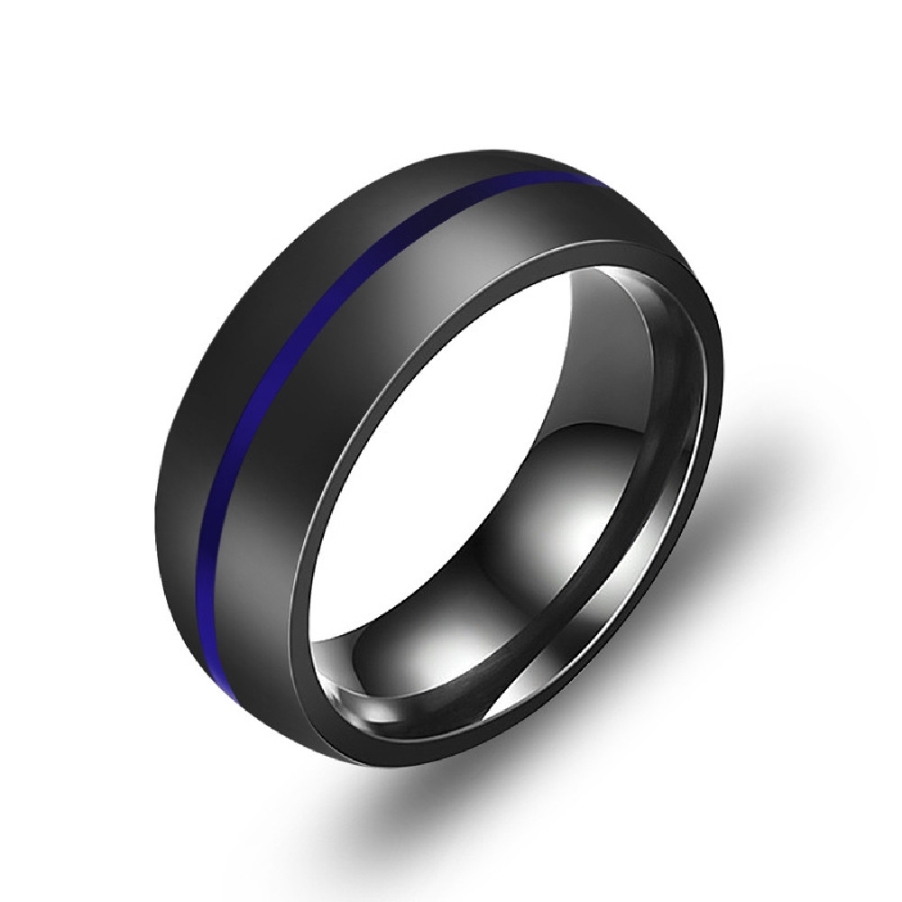 Title 4, Herenmode titanium stalen ring