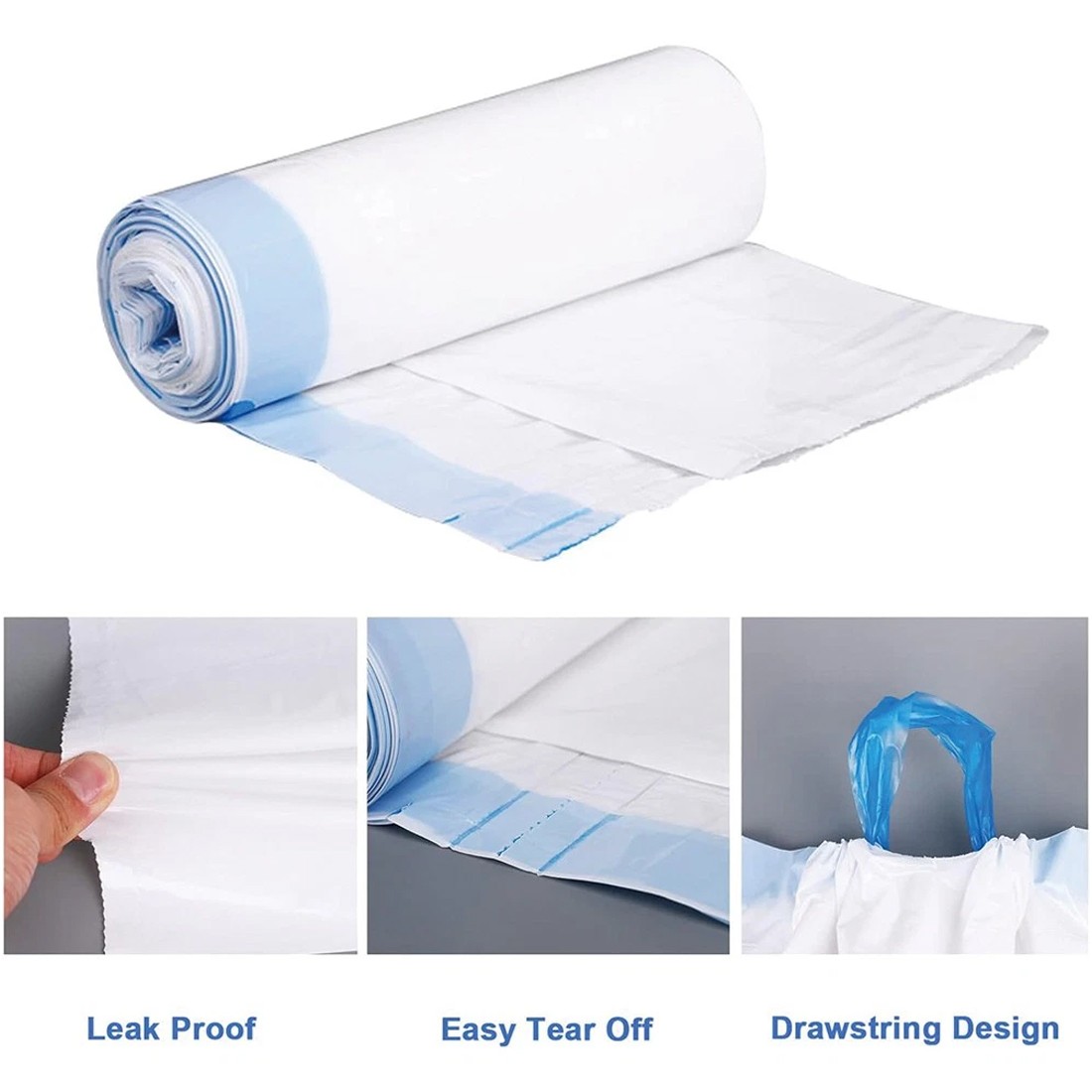 Pack Of 160 Commode Liners With Absorbent Pad Odorless Disposable Bags Universal — image 3