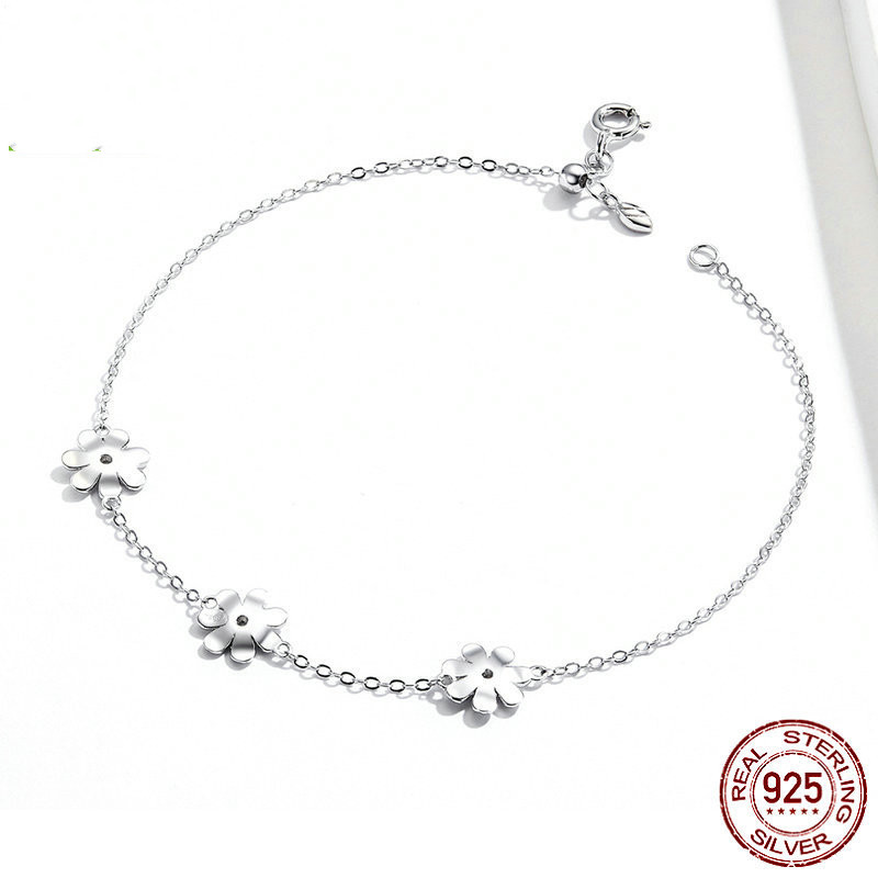 Title 3, Bracelet Daisy S925 en argent pour femmes, styl...