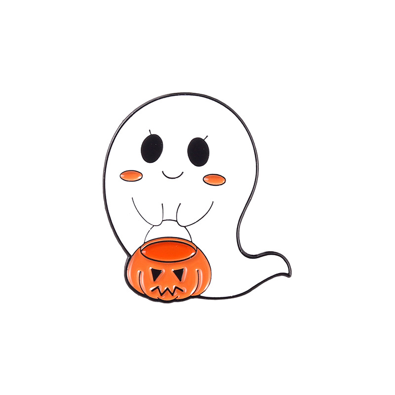 Title 4, Cartoon Halloween Cute Ghost Pumpkin Lamp Shape...