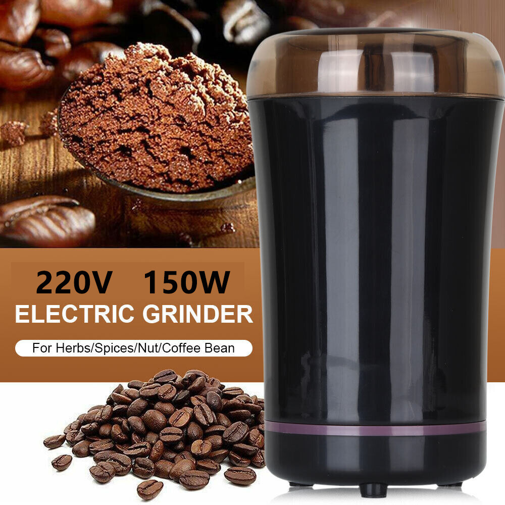Electric Coffee Grinder, Matte Blade Mill For Coffee Bean Nut Spice Grinding