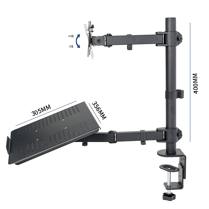 Notebook Stand Multi-function Dual Screen Monitor Stand Computer Keyboard Bracket - Image 4