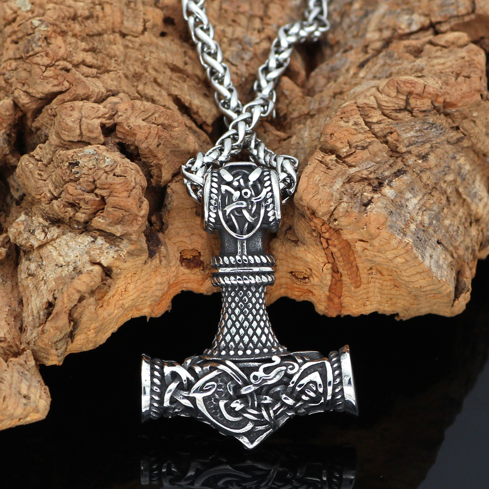 Viking Rune Pendant Necklace for Men.