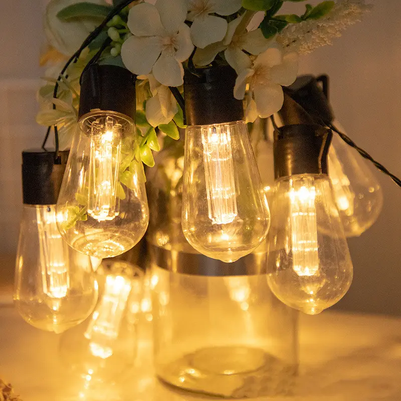 Solar Water Drop Bulb Lantern Outdoor Garden