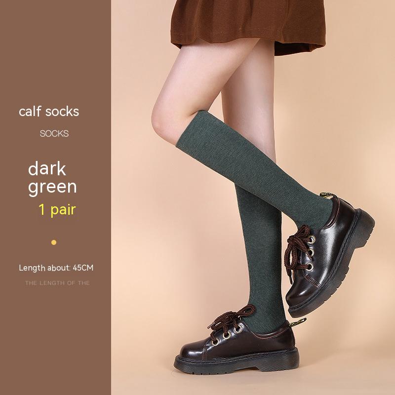 Calf Socks Dark Green