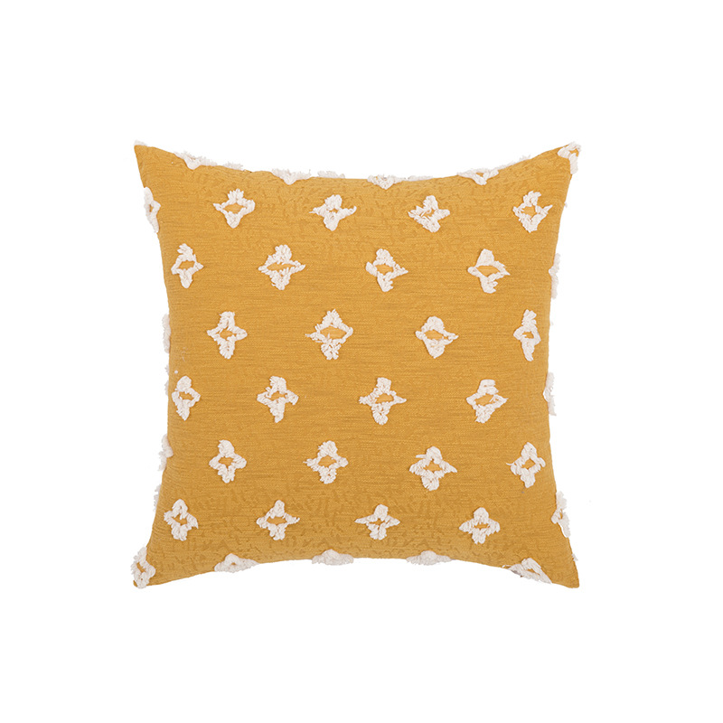 Turmeric throw pillow