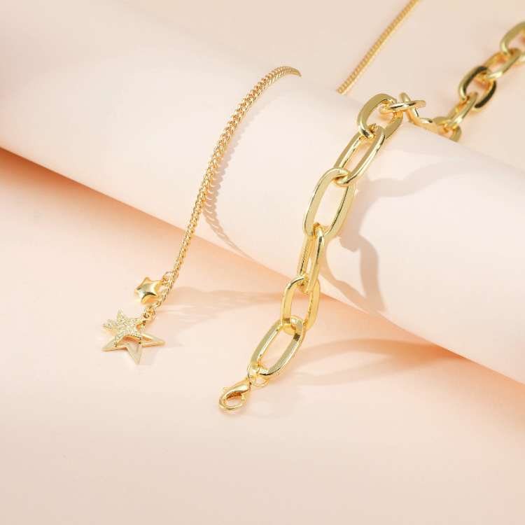Hollow Necklace Pendant With Thin Chain Pendant
