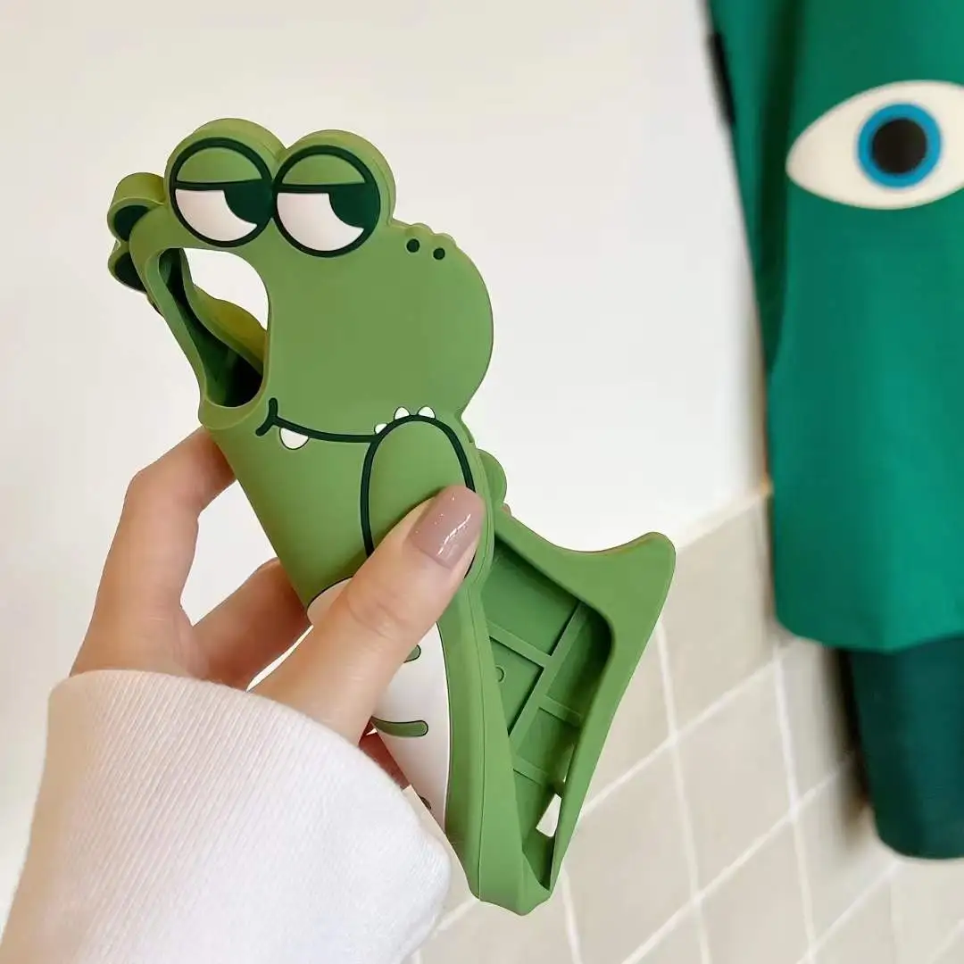 Thickened Anti-fall Applicable Mobile Phone Case Dinosaur Phone Case Cartoon Silicone Case – image 7