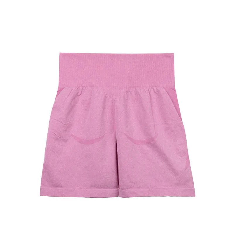 Women's Yoga Shorts Fitness Pants - Bright Powder-M