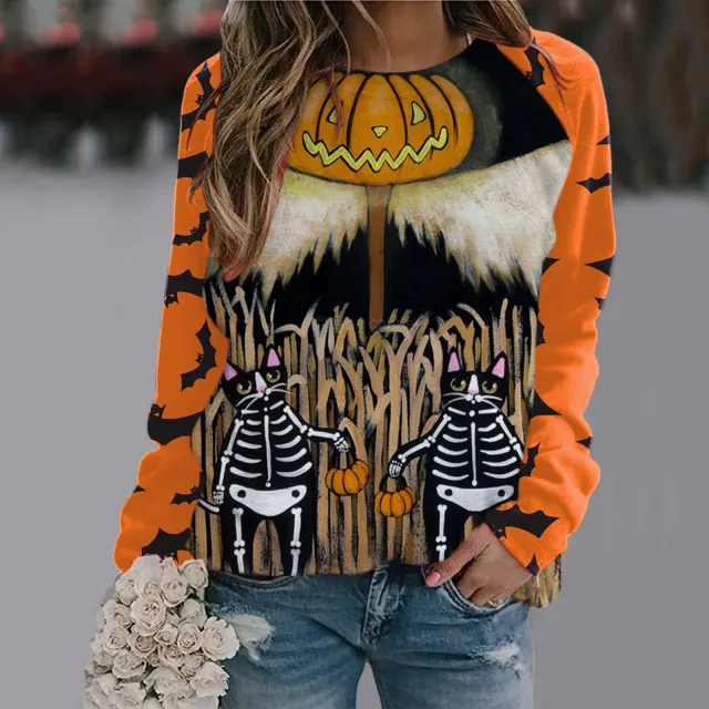 Women's Printed Long Sleeve T shirt Wxy271414 - Shop at LoveMi