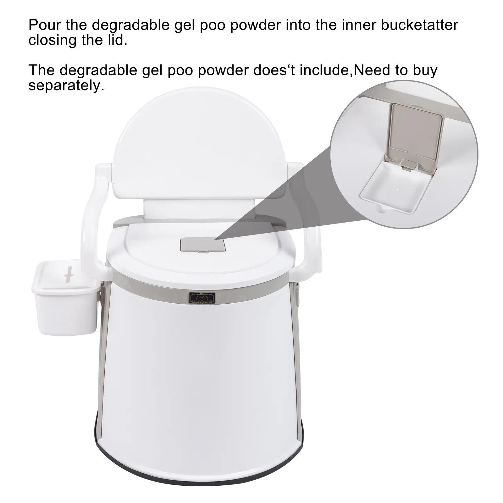 Gray White Ribbon Paper Box Anti Slip Strip Outdoor Toilet