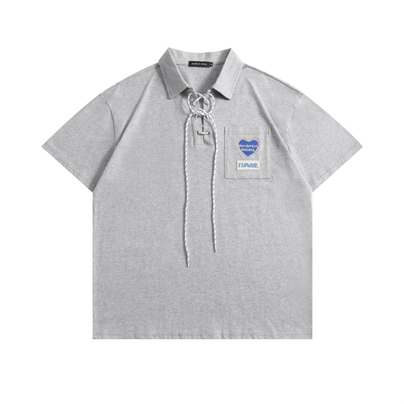 Title 1, Poloshirt mit Bindeseil, Kurzarm, für Paare, Lo...