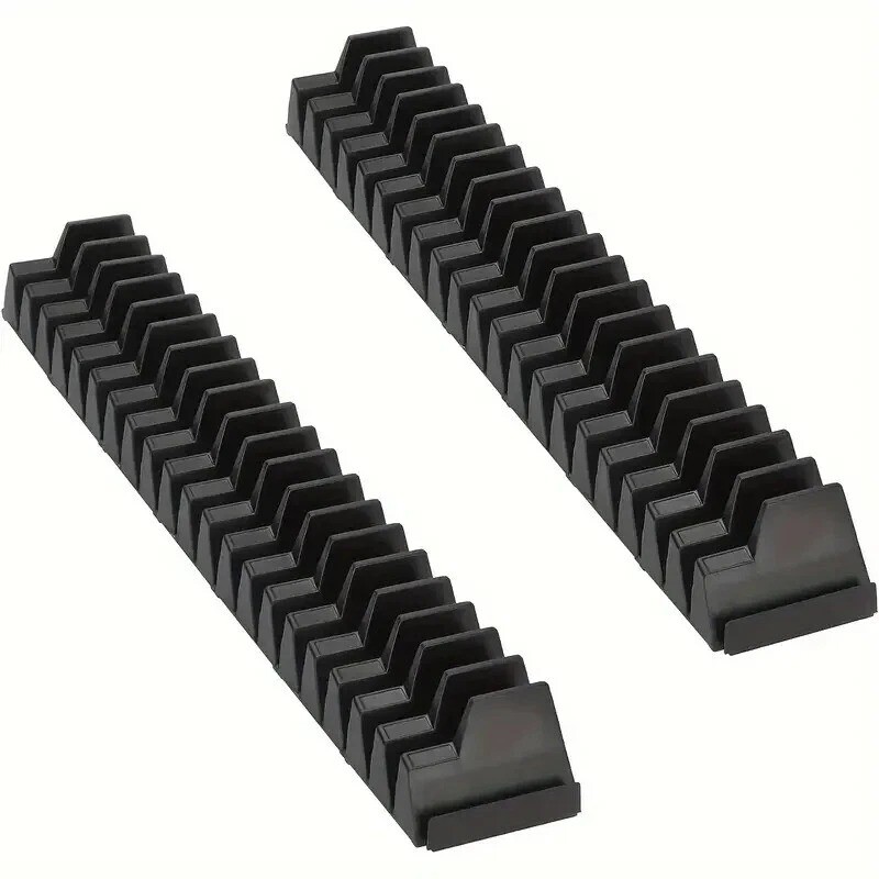 80PCS Magnetic Wrench Organizer Widget Portable Tool Storage Shelf Black — image 7