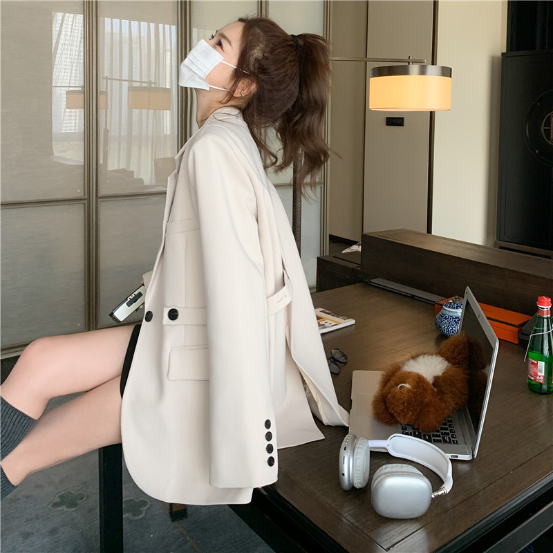 Casual Loose Fitting Suit Jacket For Women