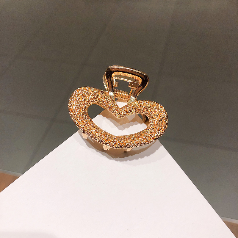 Textured Geometric Metal Bow Love Hairpin 10 Style - Shop at LoveMi