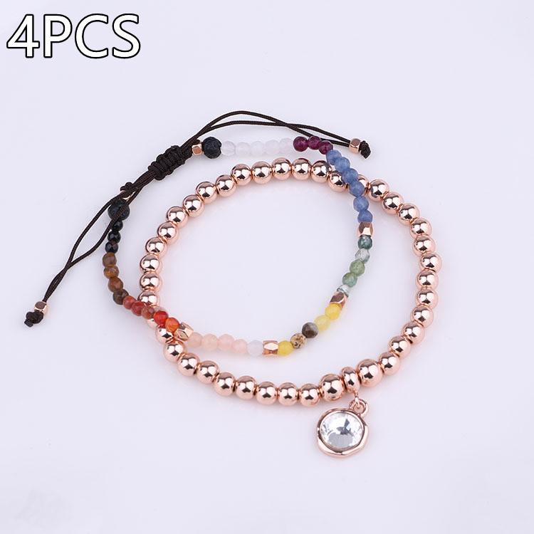 Twelve Constellation Mixed Stone Bracelet