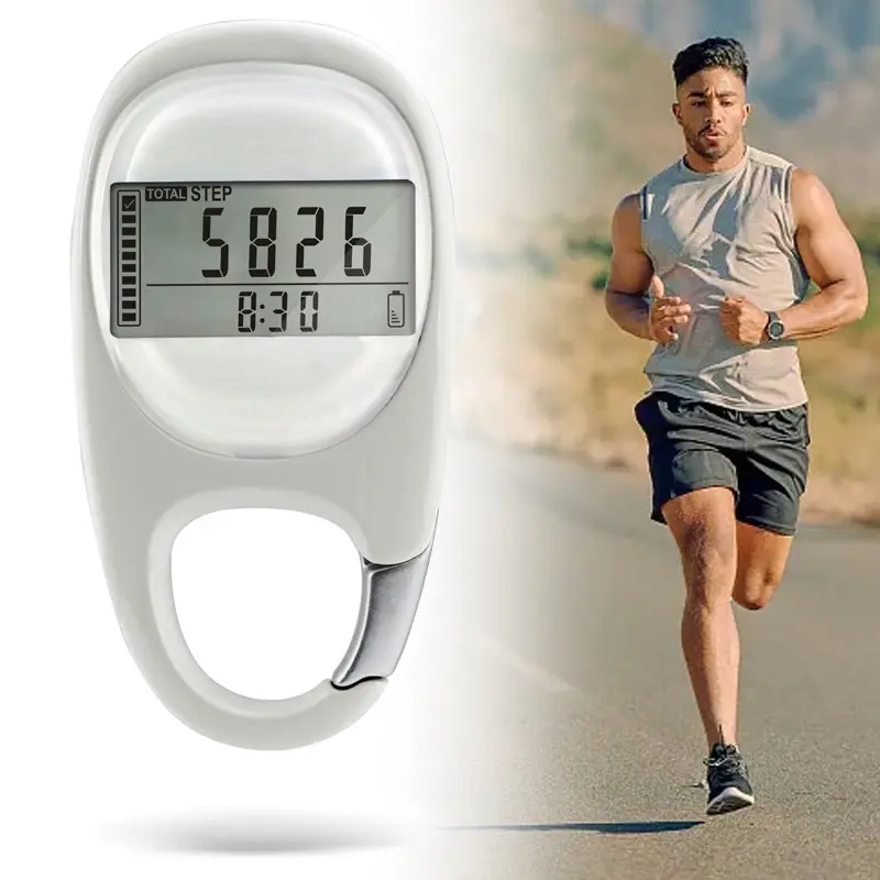 Pedometer 3D Walking Pedometer, Portable Sports Step