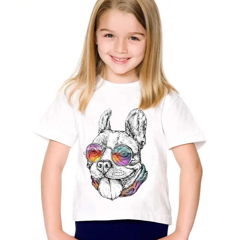 Children's Digital Printing 3d T-shirt Children's Cartoon Short Sleeved Spring And Summer Top