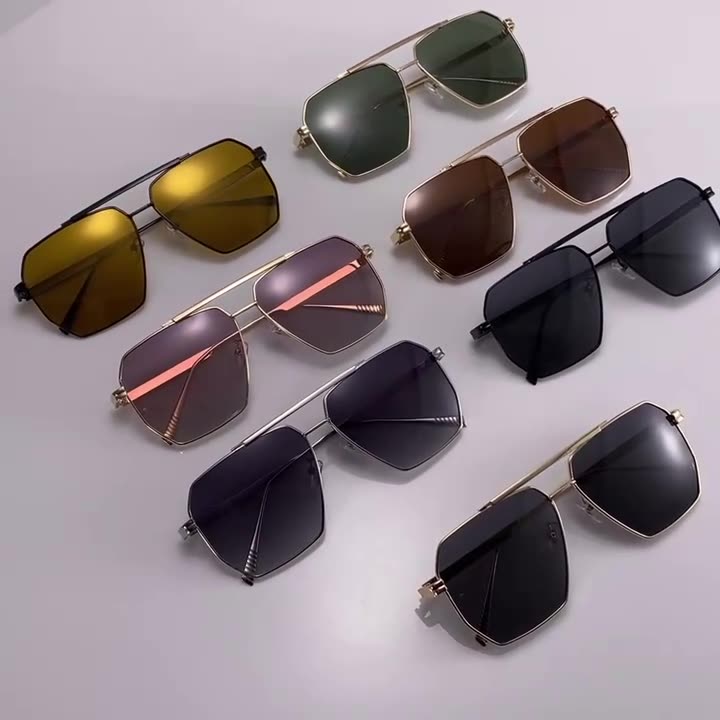 Women's Fashion Double Bridge Polarized Glasses - Image 10