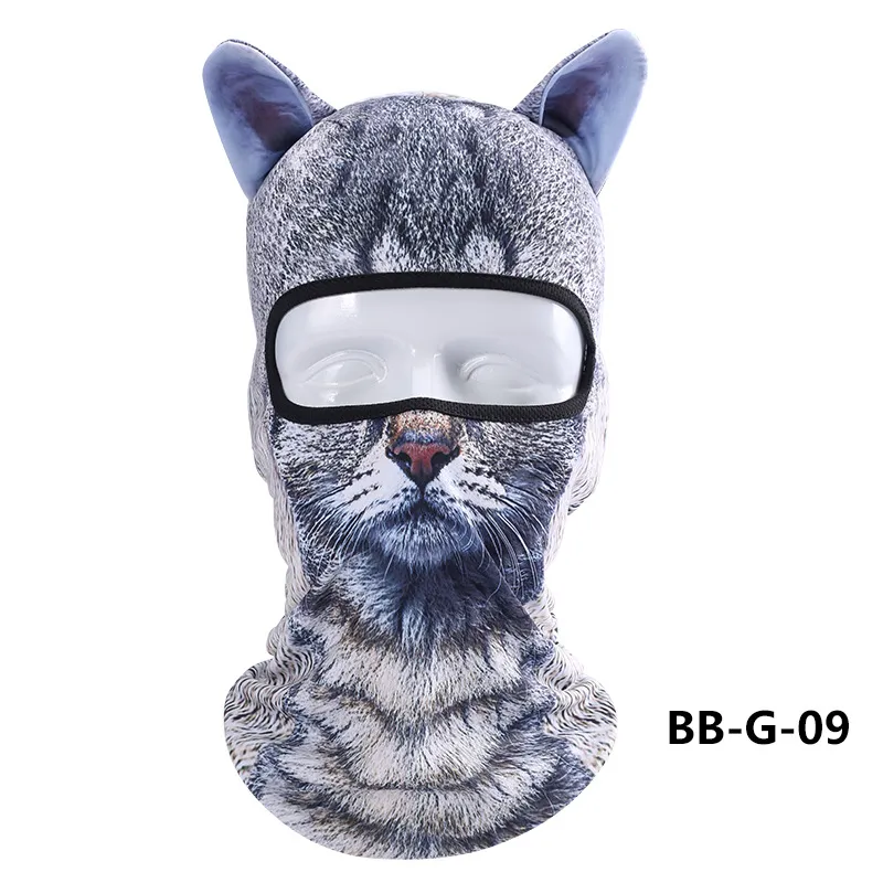 3d Printing Animal Head Cover Outdoor Sun Protection - Bbg09