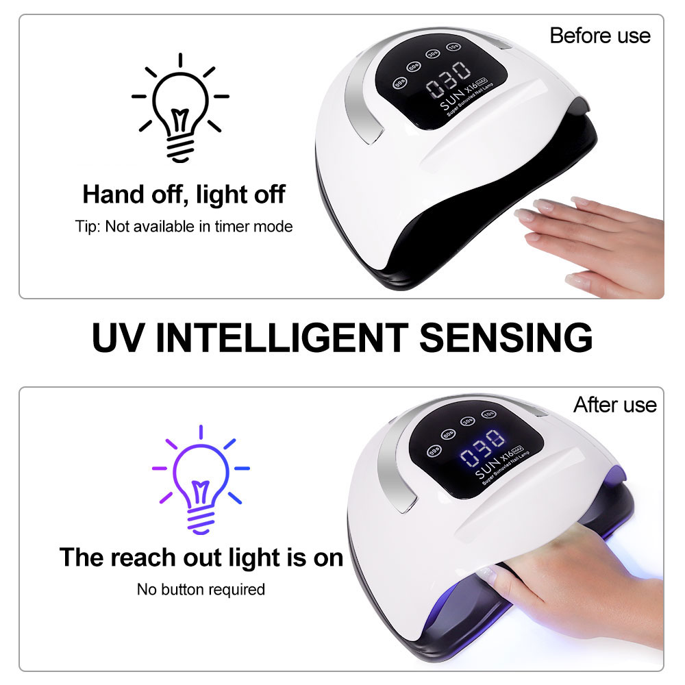 UV LED Nail Lamp Professional LED Nail Dryer For Gel Nails With Removable Base, Touch Screen 4 Timers And Automatic Sensor UV LED Nail Lamp Professional LED Nail Dryer For Gel Nails With Removable Bas 5