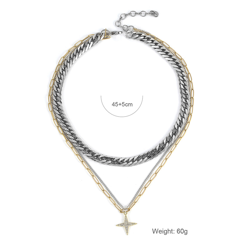 Fashion Metal Irregular Popular Clavicle Chain