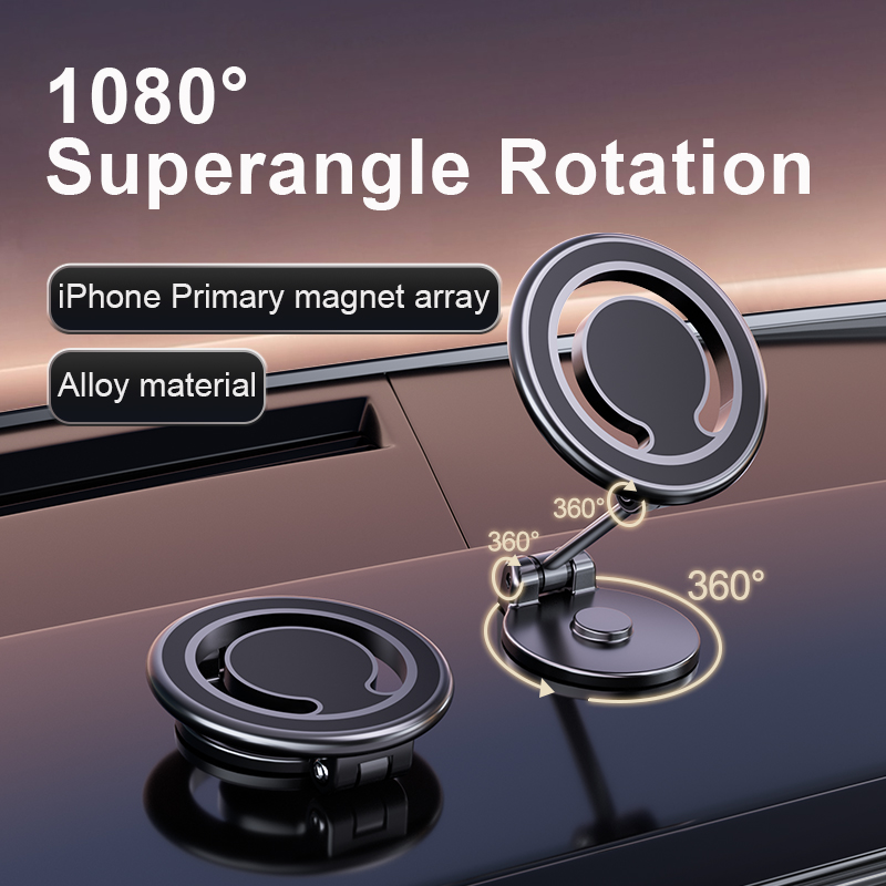 Magnetic Phone Holder For Car Powerful Magnets Military Grade Suction Car Phone Holder Mount Dashboard Windshield Cell Phone Holder Phone Stand For Car Android Automobile Cradle