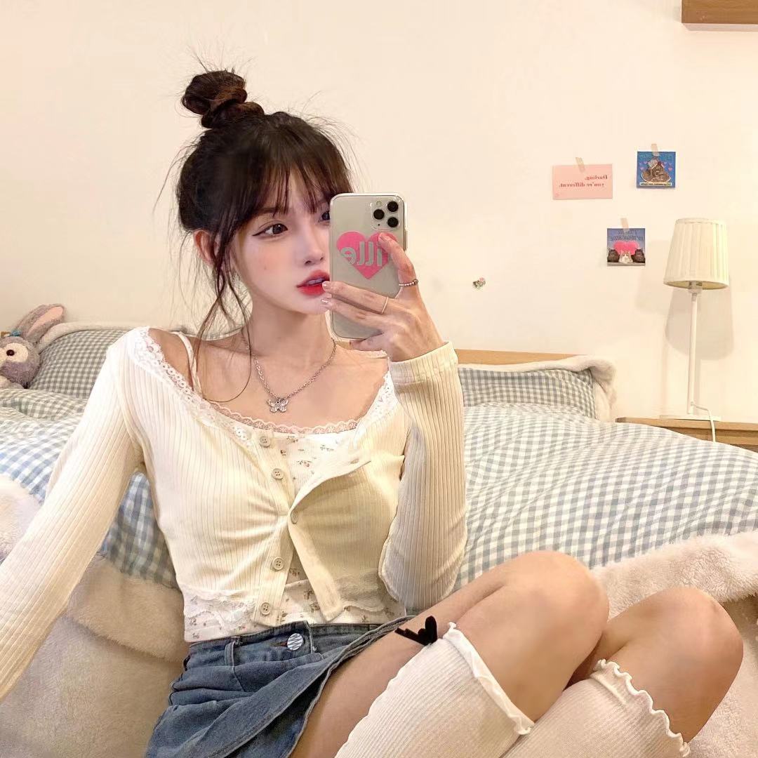 Women's Fashion Folding Knitted Cardigan