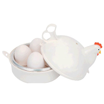 Title 3, Chicken Shaped Microwave Egg Steamer